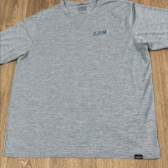 Patagonia Capilene Cool Daily Reef The Rigs graphic shirt men’s sz L - Picture 5 of 9